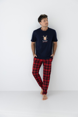 Піжама чоловіча Nathan Sensis - темно-синій