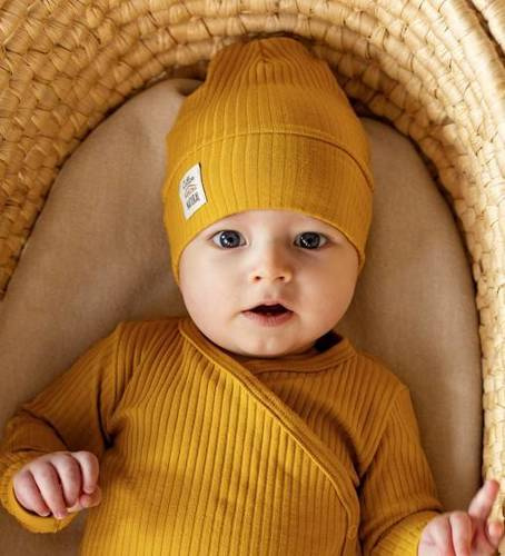 Шапочка для немовлят 4234H "Natural Harmony" Makoma honey