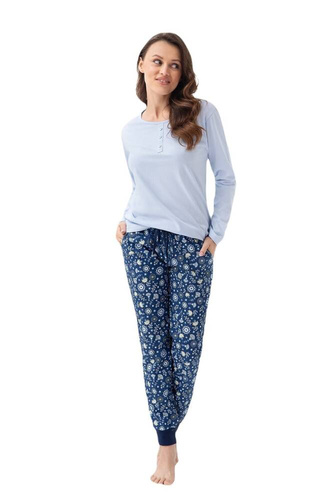 Піжама жіноча  334 Luna - блакитний
