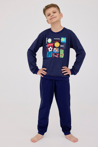 Піжама для хлопчика 478/159 268/159 Winner Cornette, - темно-синій