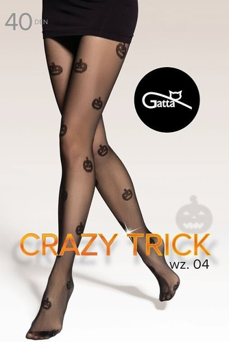 Колготки жіночі 40 denCrazy Trick wz.04 40 den Gatta -nero