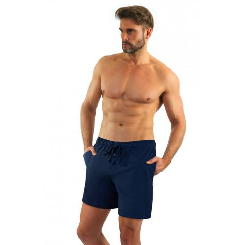 Чоловічі піжамні шорти Milo 2, Sesto Senso, темно-синій