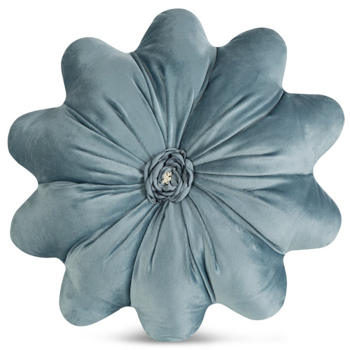 Декоративна подушка Flores Eurofirany квітка Ø40 см blue