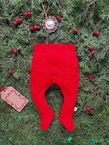 Дитячі повзунки з бантом 339 La Bonita Marija, - червоний