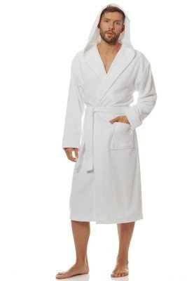 Халат чоловічий 2104 Frotte L&L - білий