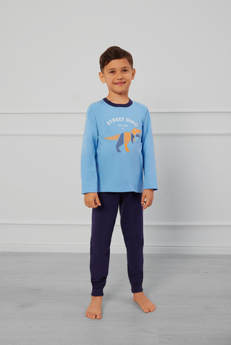 Піжама для хлопчика Rex Italian Fashion, - блакитний/темно-синій