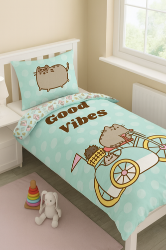 Комплект постільної білизни Pusheen м’ятний котик PUS-2705BL Halantex