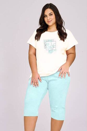 Піжама жіноча 3414 Isla Taro,- екрю