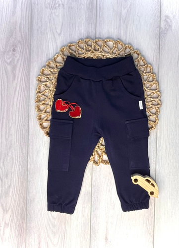 Дитячі джогери Mamatti SJ05 темно-сині – зручні бавовняні штани