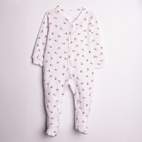 220031 Піжамний комбінезон Nicol бавовна 100% квіти з ніжками