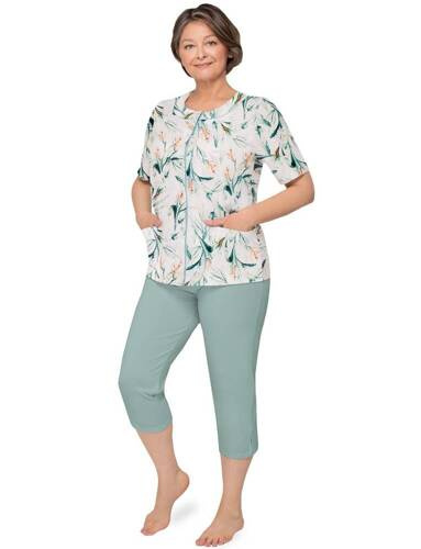 Піжама жіноча 200 Maria I Martel, - білий/бірюзовий