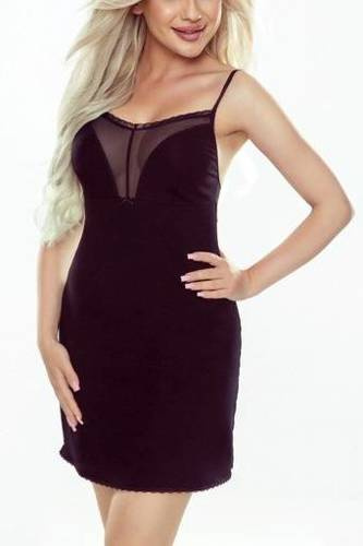 Нічна сорочка жіноча Maya Ewana,- чорний