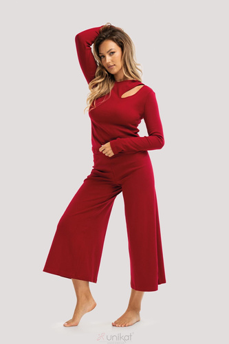Піжама Zen – жіноча бавовняна піжама з довгим рукавом та штанами 7/8