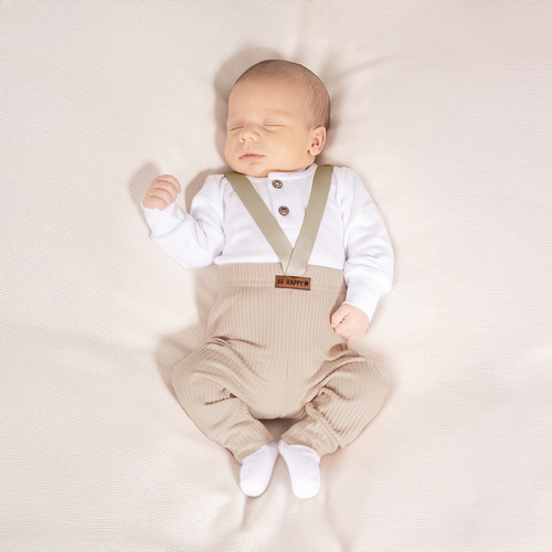 Дитяче боді з довгим рукавом 169390 Nicol,-білий