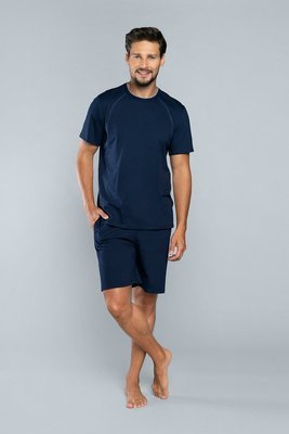 Чоловіча Піжама Niko Italian Fashion темно-синій