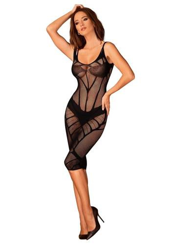 Еротична сукня D609 Obsessive, - чорний