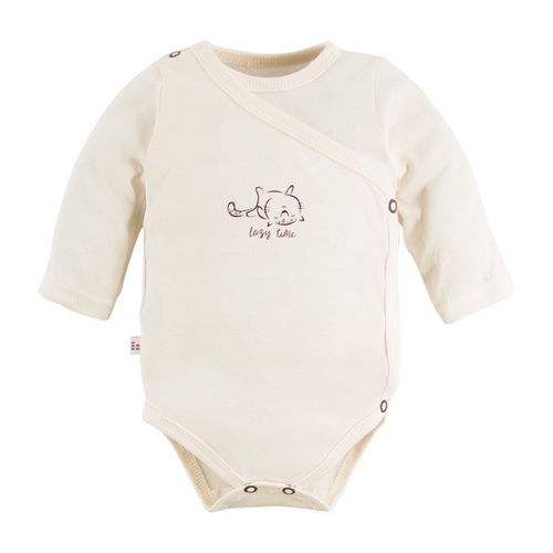 Дитяче боді з довгим рукавом Animals Eevi, - eкрю