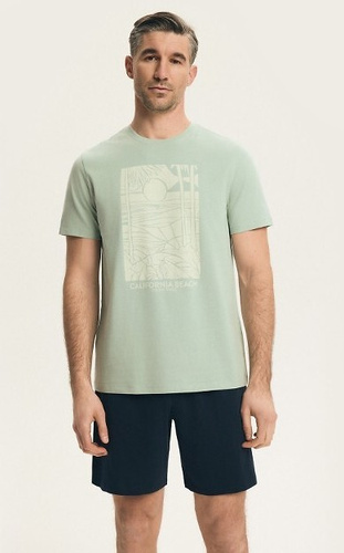 Чоловіча піжама 44503 Brook Henderson 100% бавовна, короткий рукав