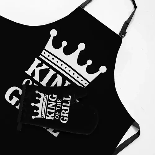 Кухонний фартух King of the grill Domarex, - чорний