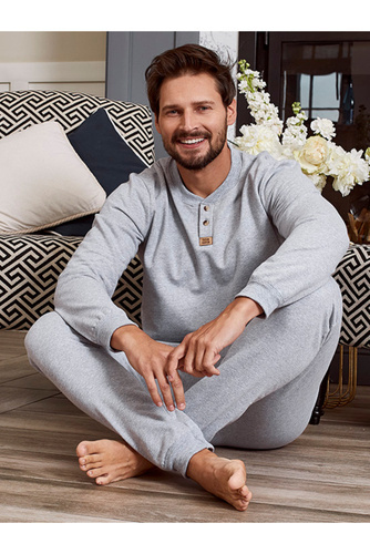 Чоловічий спортивний костюм Lider Italian Fashion сірий