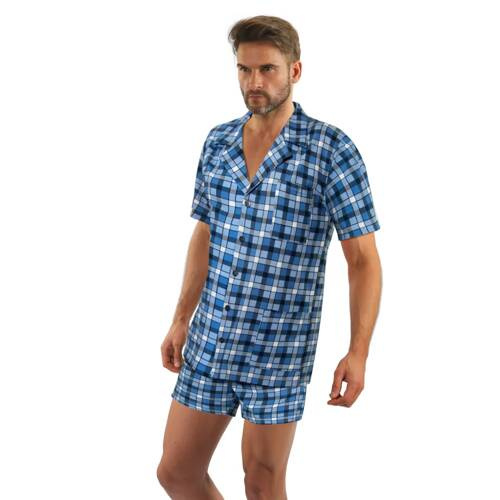 Чоловіча піжама короткий рукав 2182/10 Sesto Senso,- темно-синій