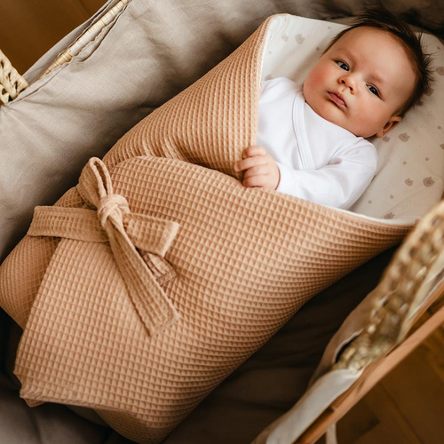 Пелюшка-конверт Petite Eevi 75x75 бавовна вафельний м’який комфорт