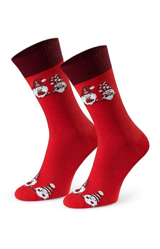 Steven Art.136 – чоловічі новорічні шкарпетки, кольорові візерунки, бавовняні - 173