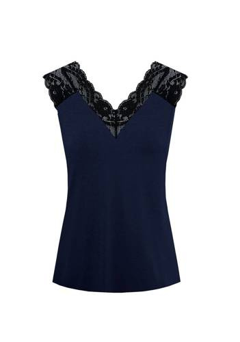 Піжамний топ Margot Mix&Match  Koronka  Nipplex, - темно-синій