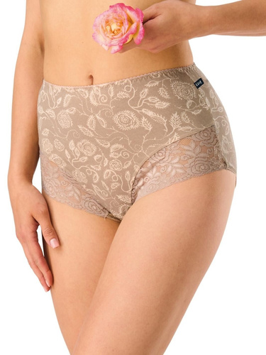 Figi LPF 599 Key бежево-мокка maxi bikini – Комфорт і елегантність з високоякісної бавовни