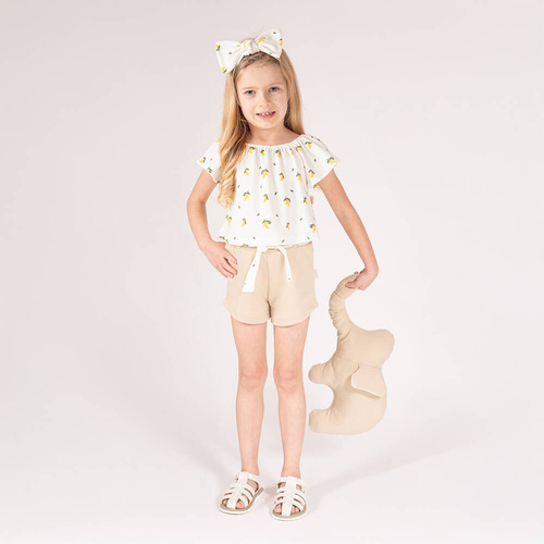 212138 Блуза з коротким рукавом "Tola" Nicol -кремовий