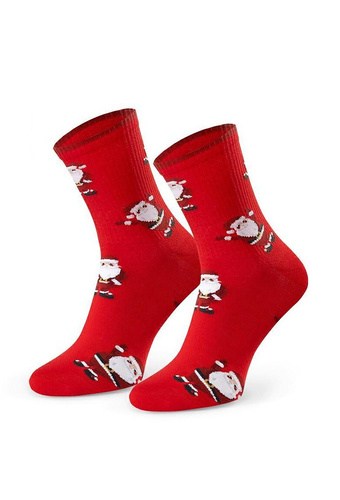 Steven Art.136 – чоловічі новорічні шкарпетки, кольорові візерунки, бавовняні - 165