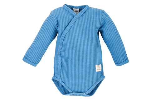 Дитяче боді з довгим рукавом  03249D "Natural Harmony" Makoma,- denim