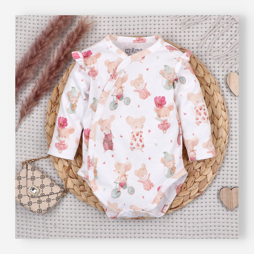 Боді Nini 100% Little Mouse органічна бавовна, вироблено в Польщі