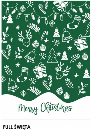 Різдвяний плед Glamour Greno Full Święta 150x200