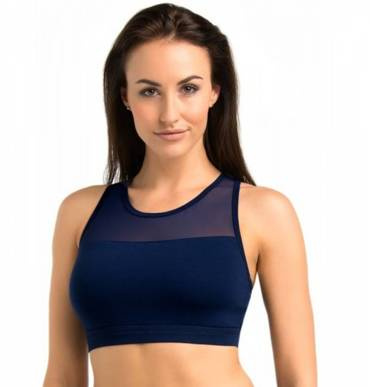 2705 Lino Sportowy top damski Teyli - ciemnoniebieski