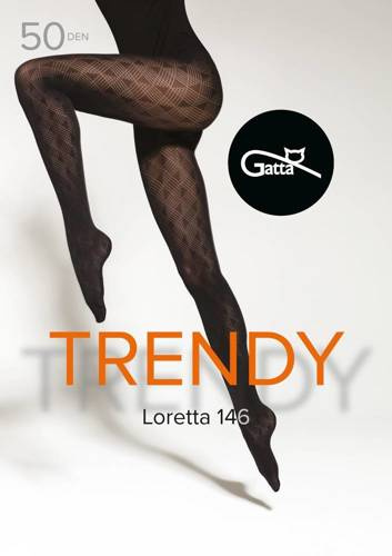 Жіночі колготки Loretta Rajstopy 50 den  wz 146 Gatta, - nero