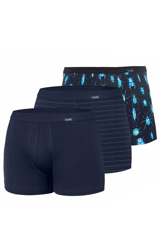 Набір трусів боксерок чоловічих 3 шт. 946/04 Cornette, - темно-синій/джинс