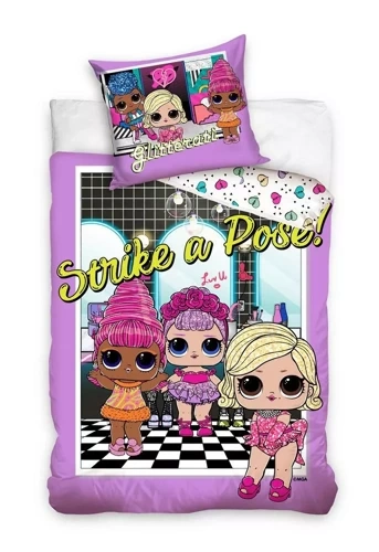 Бавовняна постільна білизна Лялечки Лол/ Lol surprise Carbotex