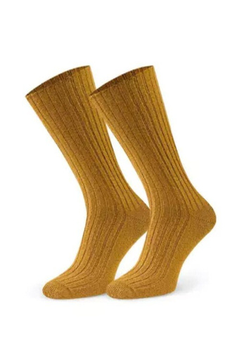 Жіночі шкарпетки Steven art.185 – вовняні в рубчик, зимові