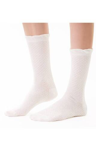 Жіночі шкарпетки ART.066 Comet 3D, - 002 екрю