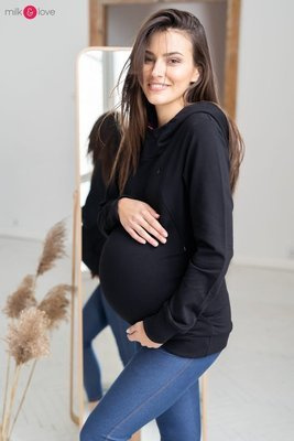 Худі для грудного годування Milk Please Milk&Love, - чорний