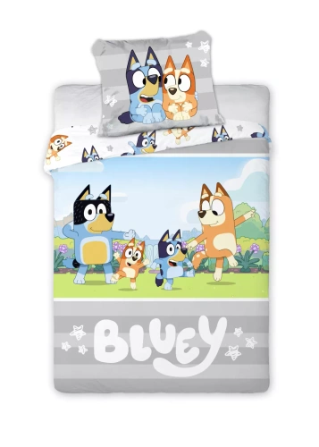 Постіль Bluey Faro 100% бавовна м’яка дитяча постіль із Bluey