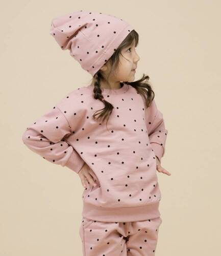 Шапка в горошок Tres Bien Pinokio, - рожевий/горошок