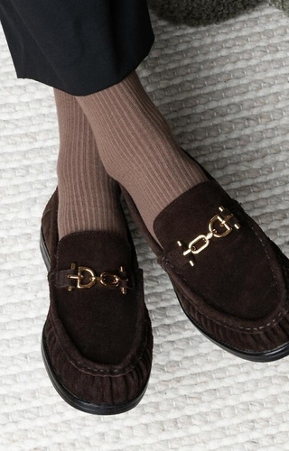 Жіночі шкарпетки Steven art. 062 – у рубчик, без гумки, бавовняні- бежеві