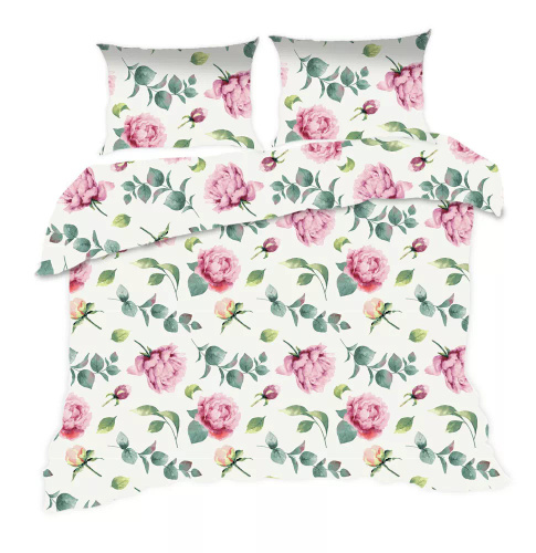 Комплект бавовняної постільної білизни Classic E24 1654N Karo