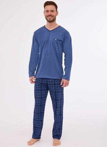Піжама чоловіча 122/261 Clark Cornette, - темно-синій