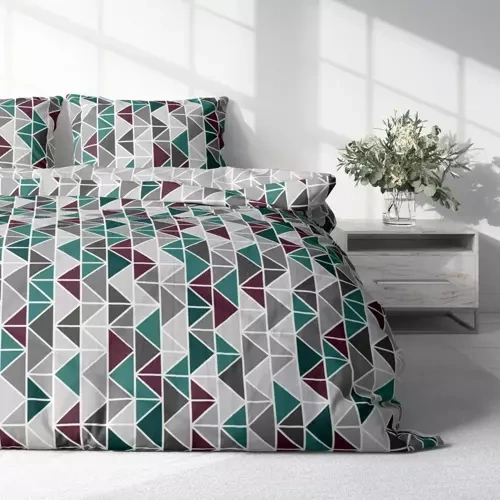 Комплект постільної білизни Harmony 18 geometria  Faro, - м'ятний