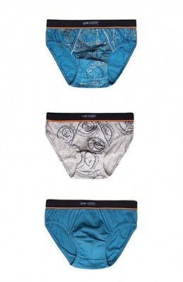 Набір сліпів для хлопця 3 шт.  B-510 SD A'3 Lama - джинс/сірий