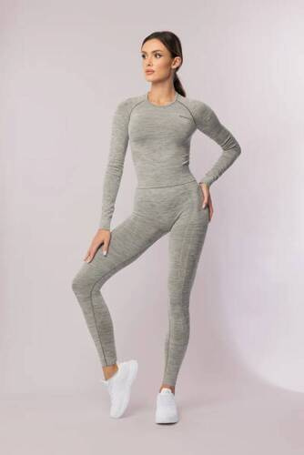 Спортивний лонгслів жіночий Melange Rashguard Spaio, -хакі