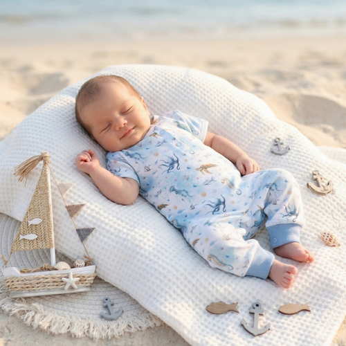 Nini Немовлячий ромпер Sea Of Joy